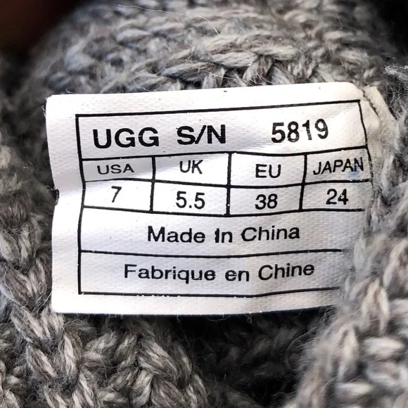 UGG Australia 'Classic Cardy' Tall Knit Winter Boots 7 - Picture 8 of 13